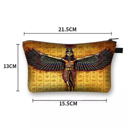 Egyptian Art Makeup Cosmetic Bag Women Accessories - Women Accessories - COOLOST - Mad Fly Essentials