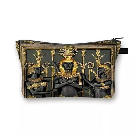 Egyptian Art Makeup Cosmetic Bag Women Accessories - Women Accessories - COOLOST - Mad Fly Essentials