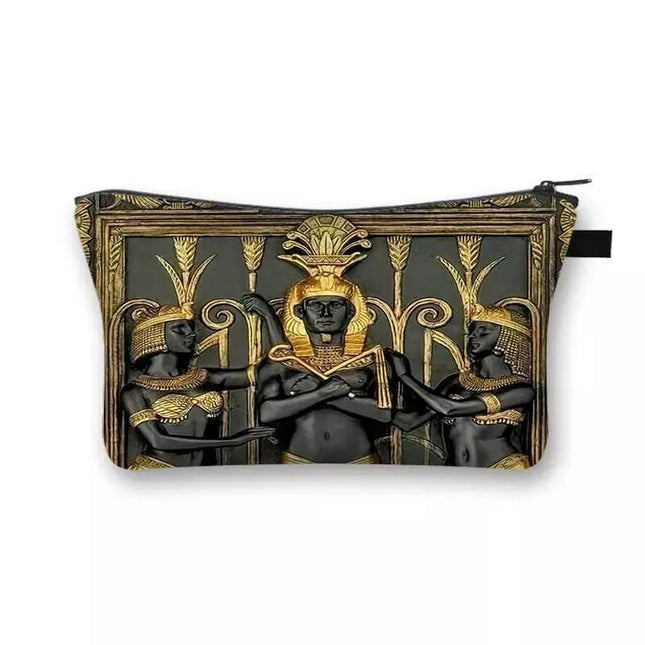 Egyptian Art Makeup Cosmetic Bag Women Accessories - Women Accessories - COOLOST - Mad Fly Essentials