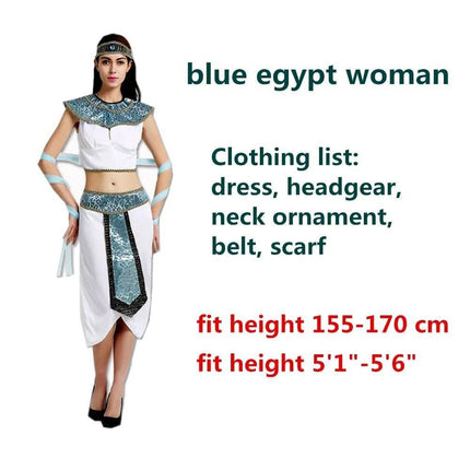 Women Egyptian Greek Roman Halloween Medieval Party Costumes - Mad Fly Essentials