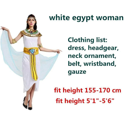 Women Egyptian Greek Roman Halloween Medieval Party Costumes - Mad Fly Essentials