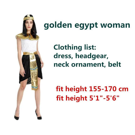 Women Egyptian Greek Roman Halloween Medieval Party Costumes - Mad Fly Essentials