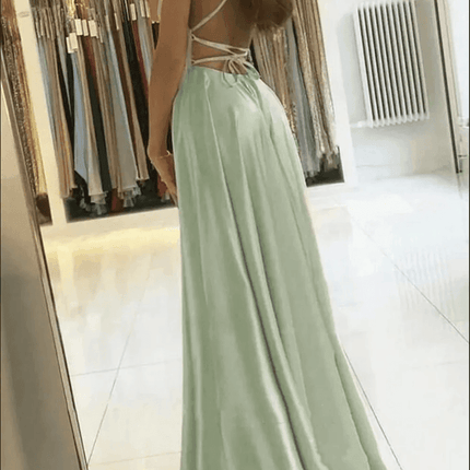 Women Elegant Halter Prom Maxi Dress - Maxi Dress - Top Party - Mad Fly Essentials