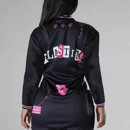 Women Elegant Love Hearts Long Mini Dress - Mini Dress - AIDAYOU - Mad Fly Essentials