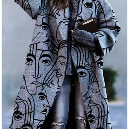 Women European Long Wool Cardigan Outerwear - Outerwear - Btsukimi - Mad Fly Essentials