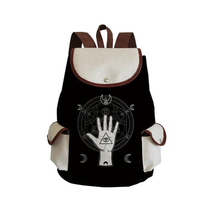 Women Eye Linen Trendy Animal Backpacks - Mad Fly Essentials