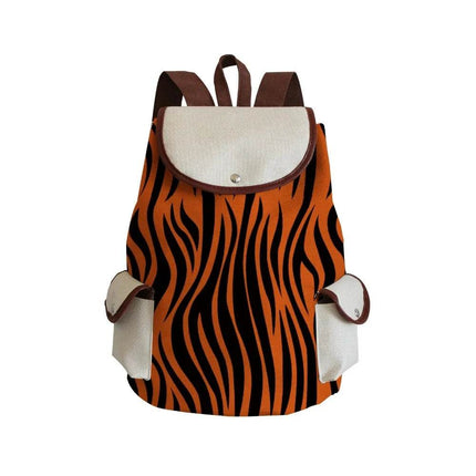 Women Eye Linen Trendy Animal Backpacks - Mad Fly Essentials