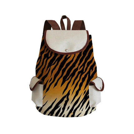 Women Eye Linen Trendy Animal Backpacks - Mad Fly Essentials