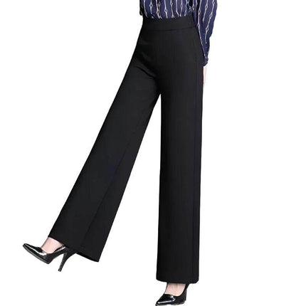 Women Fashion High Waist Flared Dress Pants - Mad Fly Essentials
