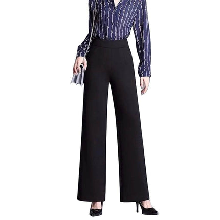 Women Fashion High Waist Flared Dress Pants - Dress Pants - Adyce - Mad Fly Essentials