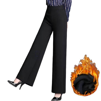 Women Fashion High Waist Flared Dress Pants - Dress Pants - Adyce - Mad Fly Essentials
