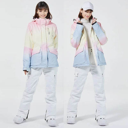 Fashion Pink Ski Suit Women Outerwear - Mad Fly Essentials