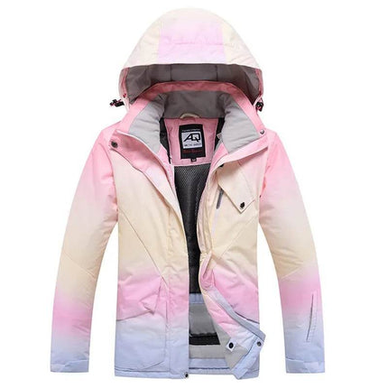 Fashion Pink Windproof Ski Suit Women Outerwear - Outerwear - ARCTIC QUEEN - Mad Fly Essentials