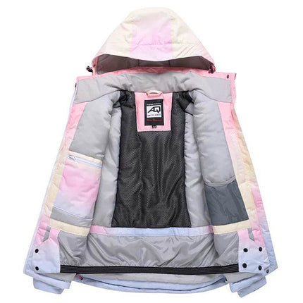 Fashion Pink Windproof Ski Suit Women Outerwear - Outerwear - ARCTIC QUEEN - Mad Fly Essentials