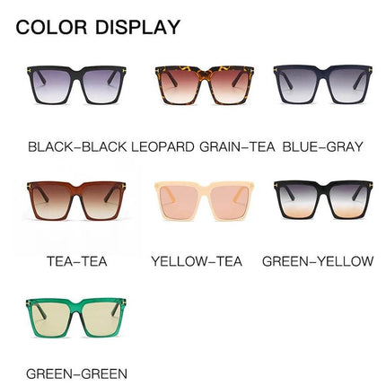 Women Fashion Square Retro UV400 Cat - Eye Sunglasses - Sunglasses - MUSELIFE - Mad Fly Essentials