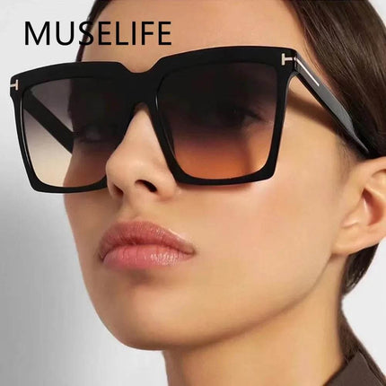 Women Fashion Square Retro UV400 Cat - Eye Sunglasses - Sunglasses - MUSELIFE - Mad Fly Essentials