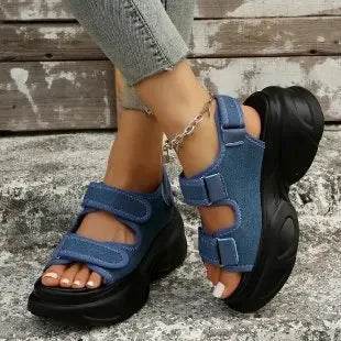 Women Fashion Summer Beach Platform Sandals - Sandals - Maogu - Mad Fly Essentials