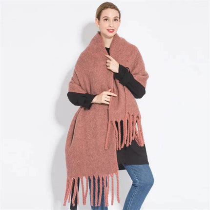 Women Fashion Warm Plaid Shawl Scarf - Scarf - RUNMEIFA - Mad Fly Essentials