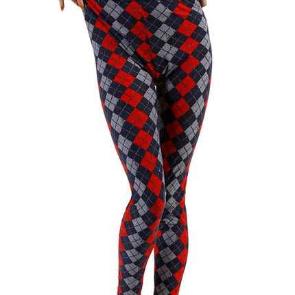 Women Fitness Plaid Elastic Leggings - Leggings - CUHAKCI - Mad Fly Essentials