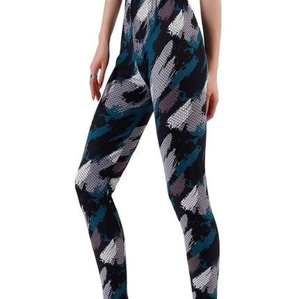 Women Fitness Plaid Elastic Leggings - Leggings - CUHAKCI - Mad Fly Essentials