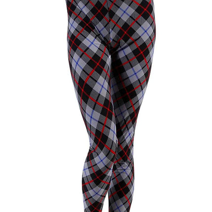 Women Fitness Plaid Elastic Leggings - Leggings - CUHAKCI - Mad Fly Essentials