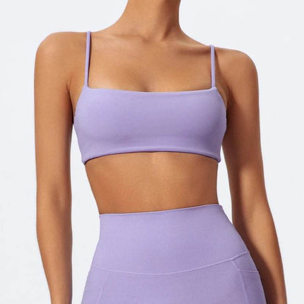 Women Fitness Sling Yoga Bra Crop Top - Crop Top - Stefani Lee - Mad Fly Essentials