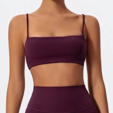 Women Fitness Sling Yoga Bra Crop Top - Crop Top - Stefani Lee - Mad Fly Essentials