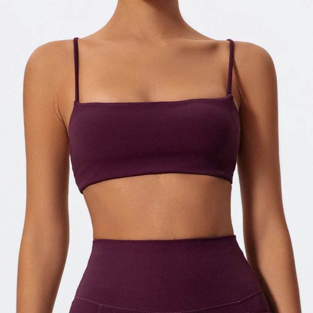 Women Fitness Sling Yoga Bra Crop Top - Crop Top - Stefani Lee - Mad Fly Essentials