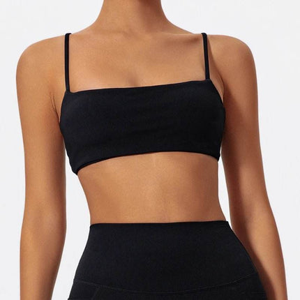 Women Fitness Sling Yoga Bra Crop Top - Crop Top - Stefani Lee - Mad Fly Essentials