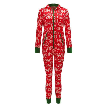 Women Fleece Animal Holiday Sleepwear Jumpsuit - Jumpsuit - Jaycosin - Mad Fly Essentials