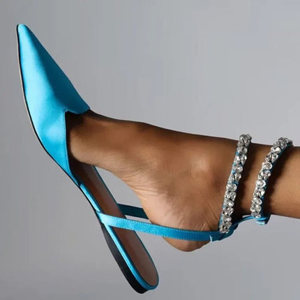 Women Footwear Crystal Sequin Gladiator Pointed Pump - Women Footwear - JUUMMP - Mad Fly Essentials