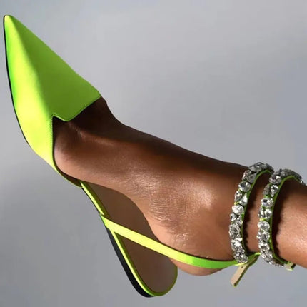 Women Footwear Crystal Sequin Gladiator Pointed Pump - Women Footwear - JUUMMP - Mad Fly Essentials
