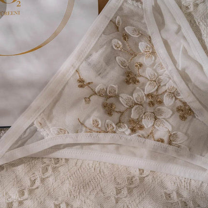 Women French Lace Bra Lingerie Set - Mad Fly Essentials