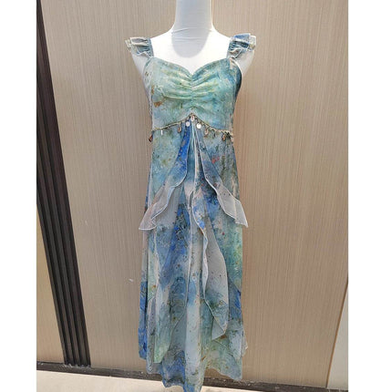 Women French Style Camisole MIDI Dress - MIDI Dress - RFORX PANS - Mad Fly Essentials