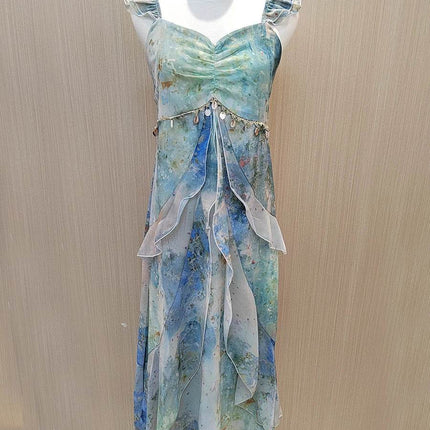 Women French Style Camisole MIDI Dress - MIDI Dress - RFORX PANS - Mad Fly Essentials