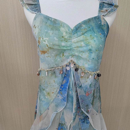 Women French Style Camisole MIDI Dress - MIDI Dress - RFORX PANS - Mad Fly Essentials