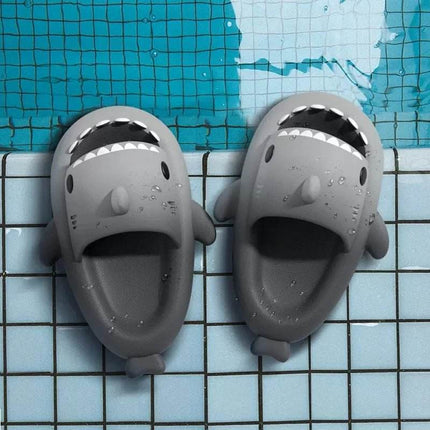 Funny Gradient Shark Beach Women Slippers - Women Slippers - TECHOME - Mad Fly Essentials