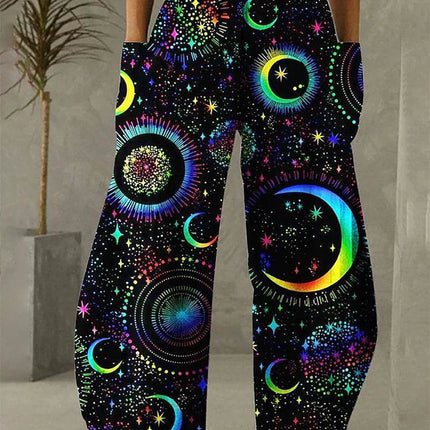 Women Galaxy Sky 3D Harem Pants - Harem Pants - Cute Sphere - Mad Fly Essentials