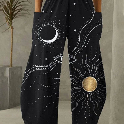 Women Galaxy Sky 3D Harem Pants - Harem Pants - Cute Sphere - Mad Fly Essentials