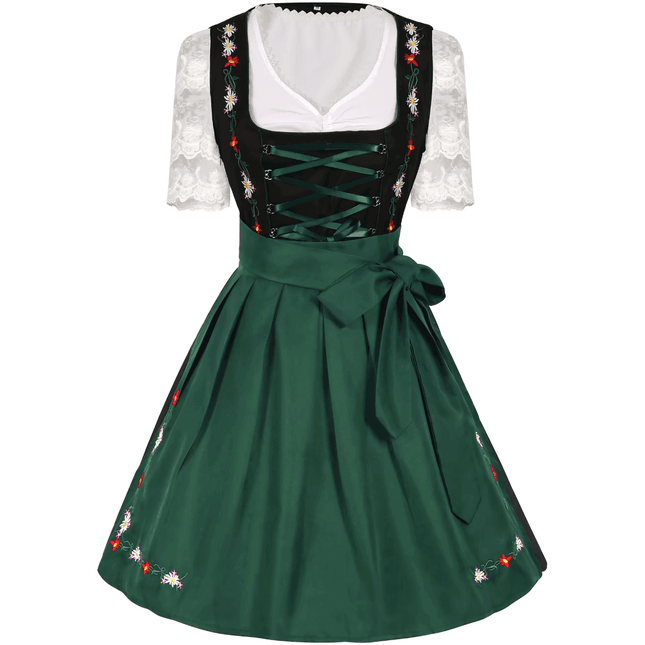 Women German Oktoberfest Dirndl Maid Costume Dress - Costume Dress - Kayle - Mad Fly Essentials