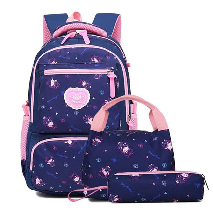 Girls Heart Backpack 3pc Set Women Accessories - Women Accessories - Stungrish - Mad Fly Essentials