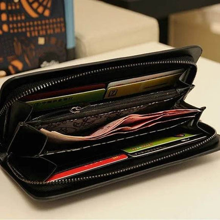 Women Gothic Rivet Skull Credit Card Clip Wallet - Wallet - MIYIN - Mad Fly Essentials