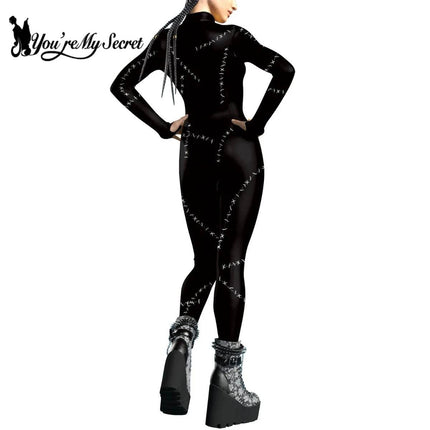 Women Gothic Steampunk Costume Outfit Jumpsuit - Jumpsuit - You're My Secret - Mad Fly Essentials