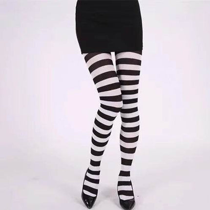 Women Gothic Striped Yoga Fitness Leggings - Fitness Leggings - FCCEXIO - Mad Fly Essentials