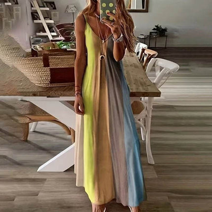 Women Gradient Summer Skirt Party Dress - Party Dress - Beach Fellow - Mad Fly Essentials