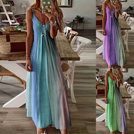 Women Gradient Summer Skirt Party Dress - Party Dress - Beach Fellow - Mad Fly Essentials
