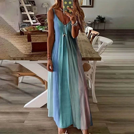 Women Gradient Summer Skirt Party Dress - Party Dress - Beach Fellow - Mad Fly Essentials