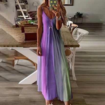 Women Gradient Summer Skirt Party Dress - Party Dress - Beach Fellow - Mad Fly Essentials