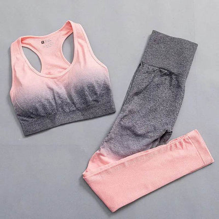 Women Gradient Yoga Fitness Tracksuit - Tracksuit - Tumilkets Womens Apparel - Mad Fly Essentials