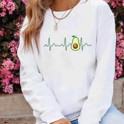 Women Graphic Avocado Sessions Casual Hoodies - Hoodies - Metaphor - Mad Fly Essentials